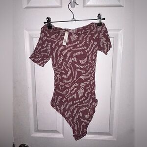 Skims Graphic Bodysuit - Purple